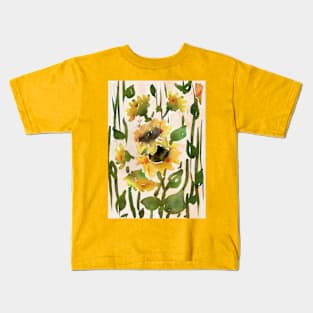 Sunflowers Kids T-Shirt